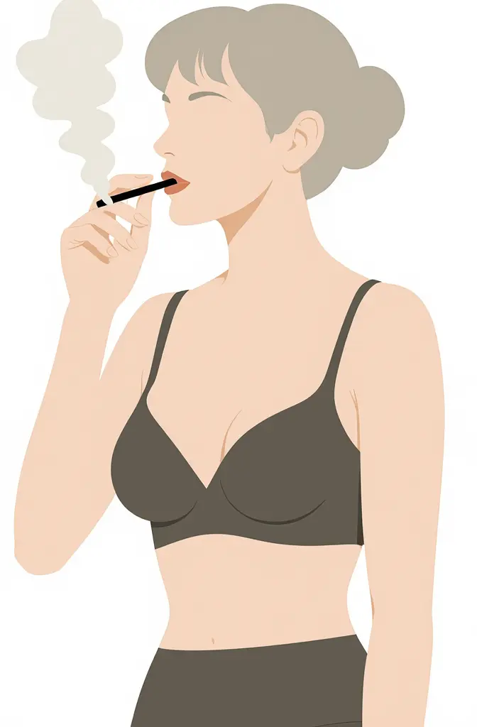 علت شل شدن سینه‌ها در اثر کشیدن سیگار